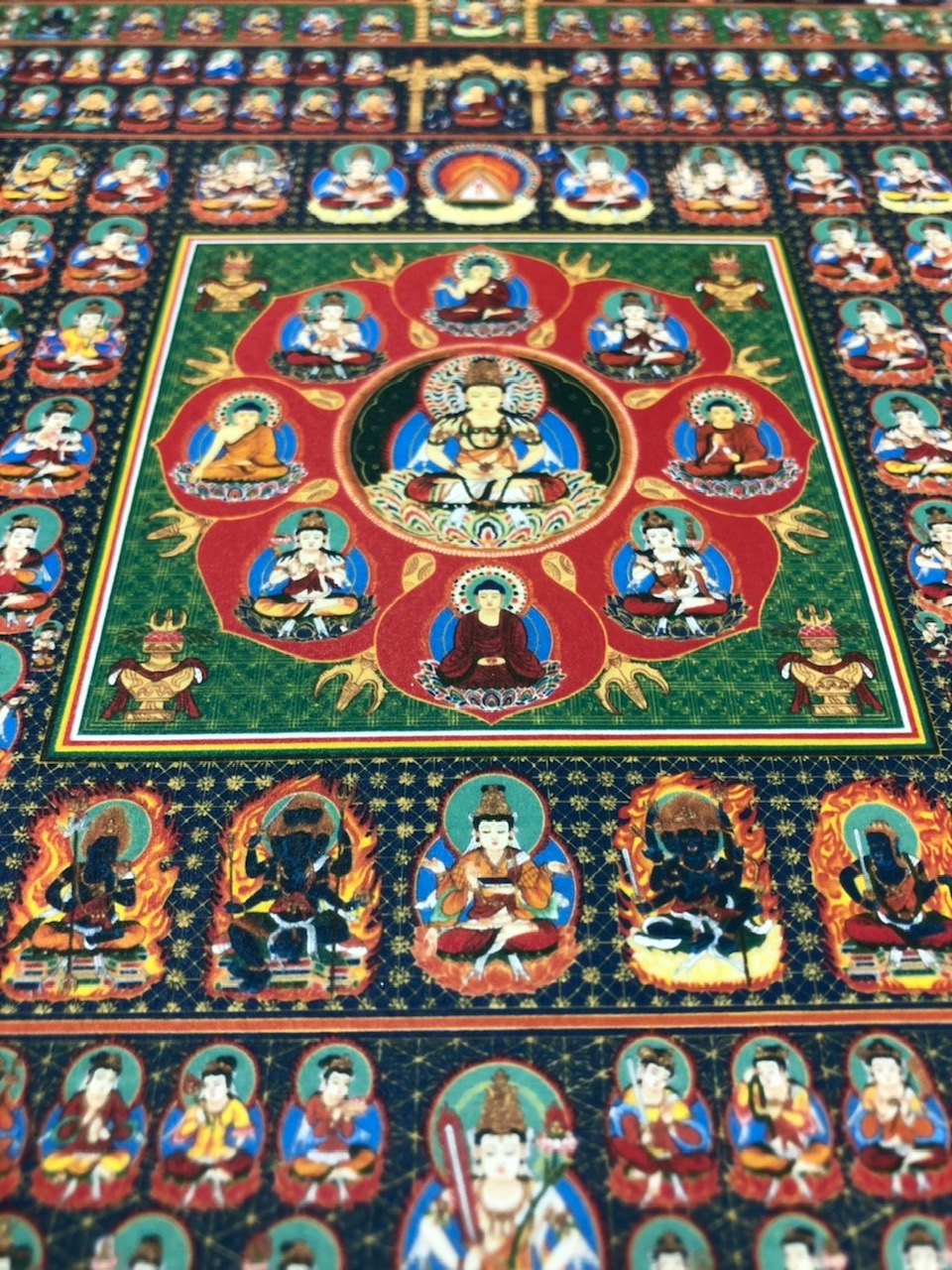 両界曼荼羅(金剛界・胎蔵界)色紙2枚セット | 霊峰高野山 中本名玉堂 