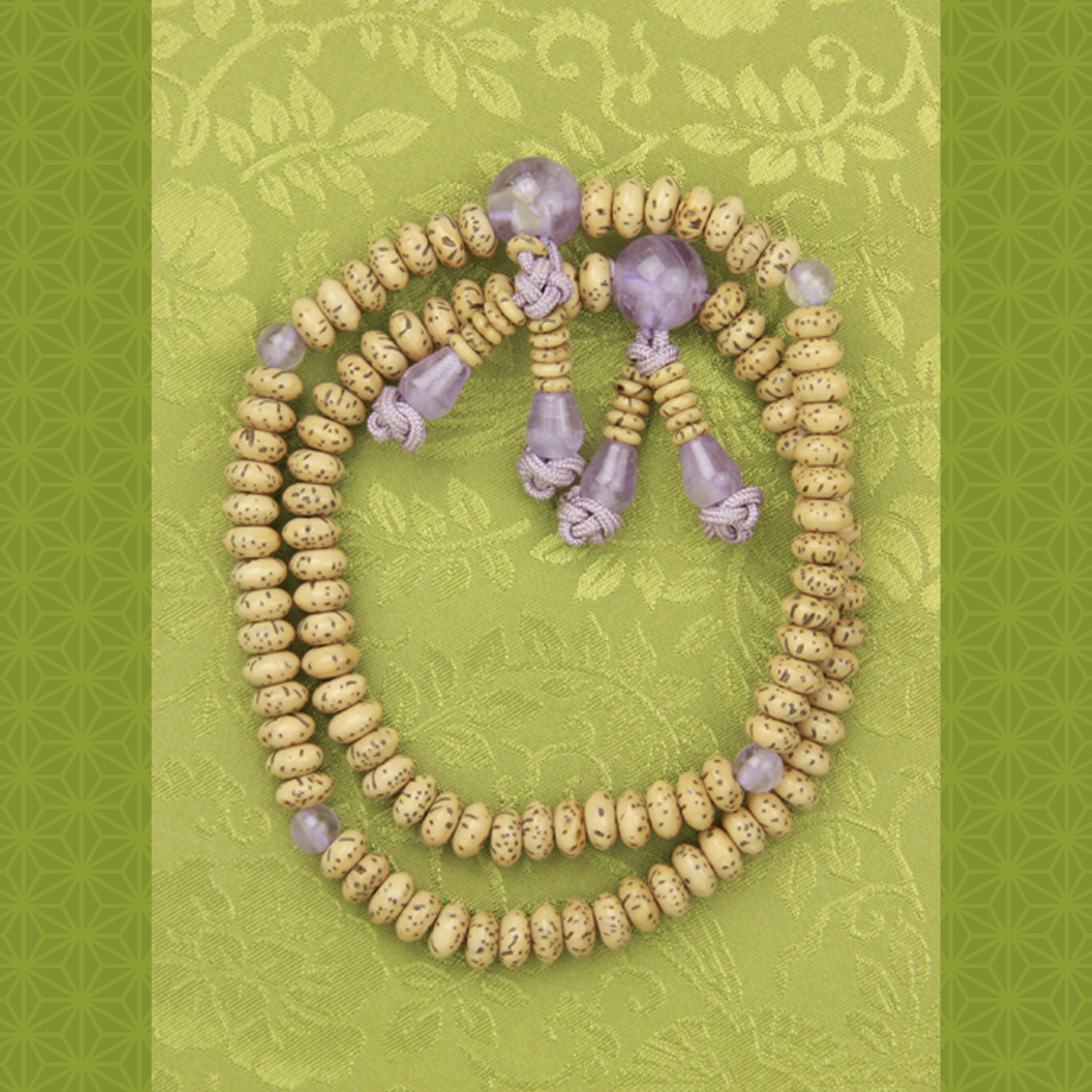 星月菩提珠 108玉藤雲石仕立 本式腕輪念珠 | 霊峰高野山 中本名玉堂 